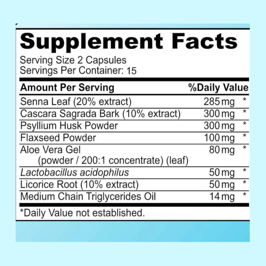 15 days CLEANSE -limpiador intestinal.