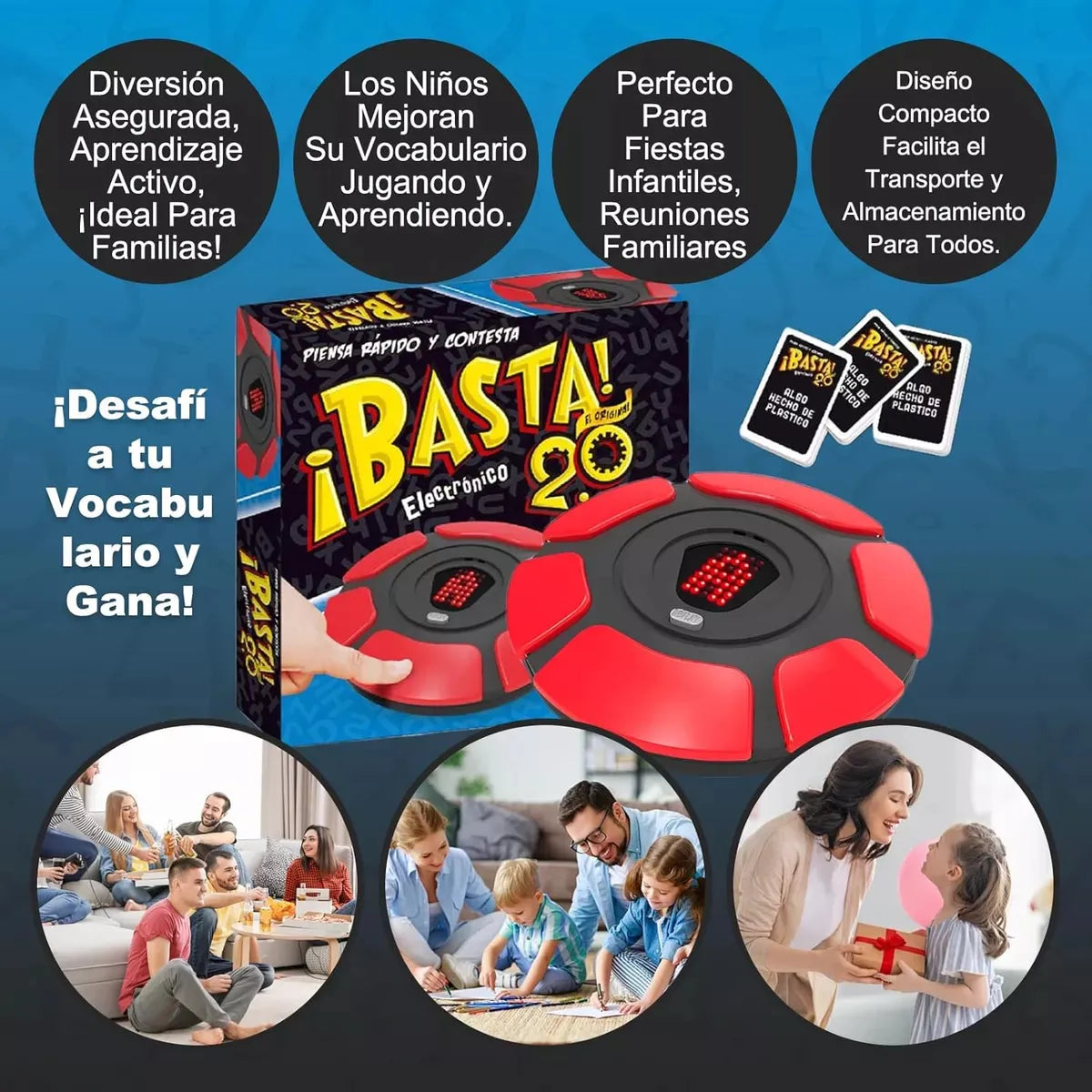 Juego Basta Electronico 2.0 , revolucionario.