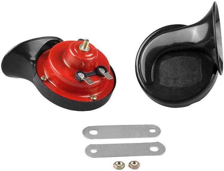 2 BOCINAS CARACOL DOBLE 12V AUTO MOTO CAMIÓN SONIDO DE ALTA POTENCIA.