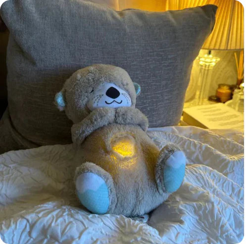 Peluche  que respira y simula sonido relajante