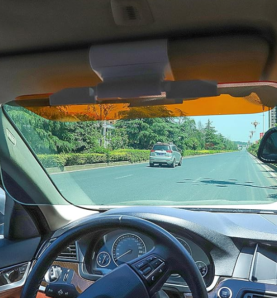VISOR  ANTIDESLUMBRANTE 2 EN 1 PARA COCHE – PROTECCIÓN DÍA Y NOCHE
