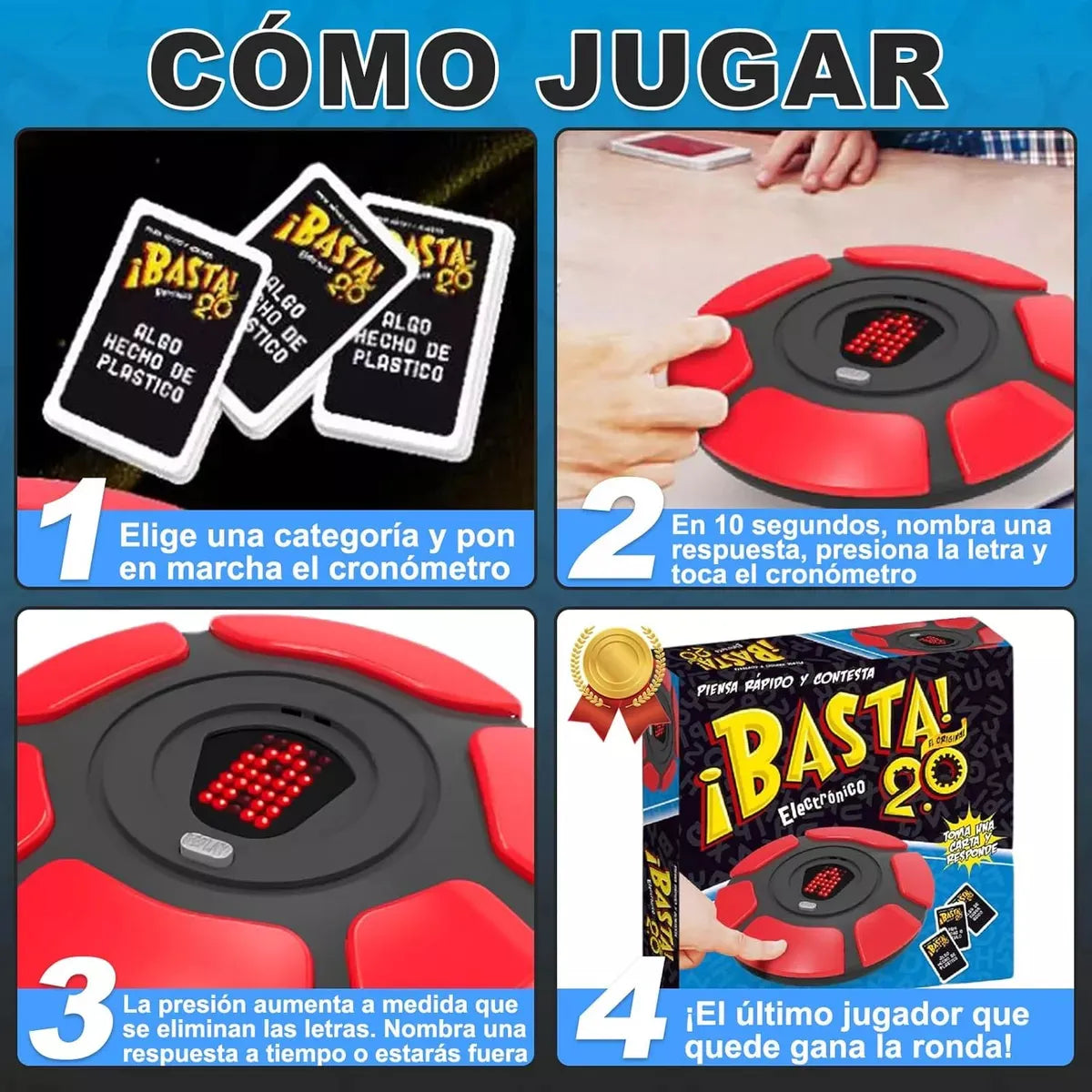 Juego Basta Electronico 2.0 , revolucionario.