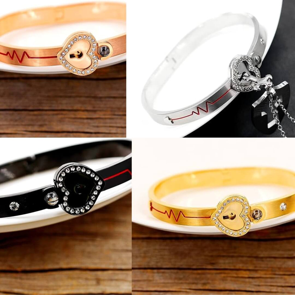 SET AMOR ETERNO: COLLAR + PULSERA CON PROYECCIÓN "TE AMO".